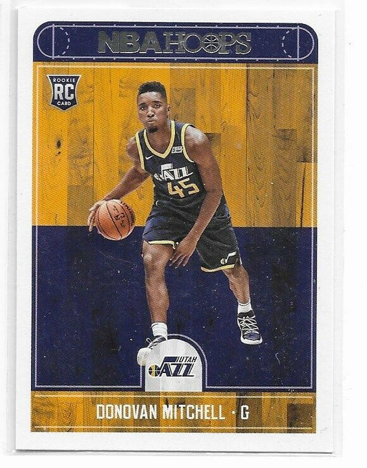 2017-18 Hoops Rookie- Donovan Mitchell Utah Jazz!