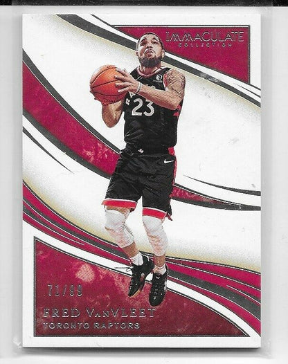 2019-20 Immaculate- Fred VanVleet /99 Toronto Raptors!