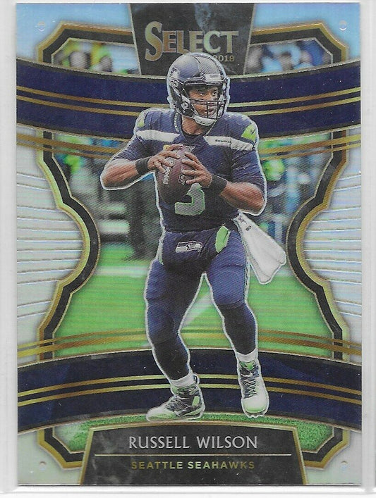 2019 Select Silver Prizm -  Russell Wilson Seattle Seahawks!