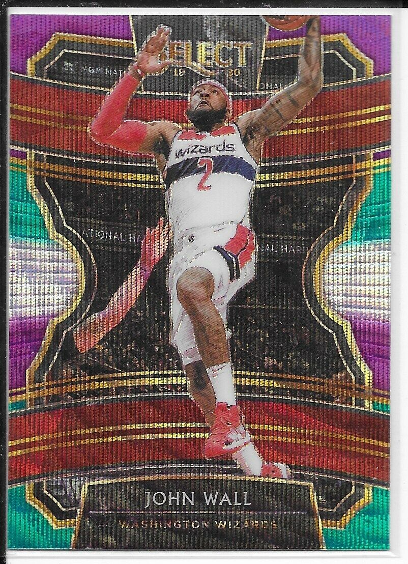 2019-20 Select Tri Color Prizm- John Wall Wizards, Houston Rockets!