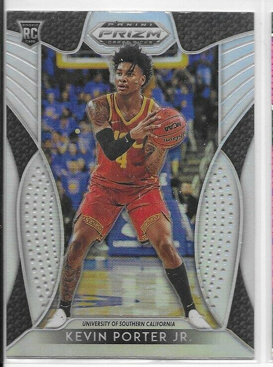 2019-20 Prizm Draft Silver Prizm Rookie- Kevin Porter Jr. Houston Rockets!