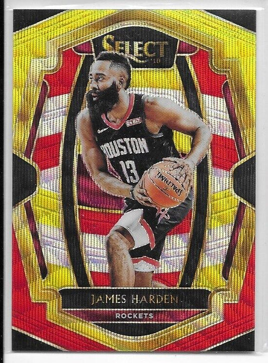 2018-19 Select Premiere Tri Color Prizm- James Harden Houston Rockets!