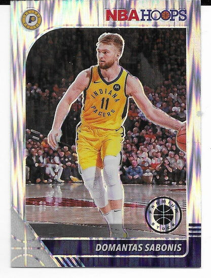 2019-20 Hoops Premium Stock Flash Prizm- Domantas Sabonis Indiana pacers!