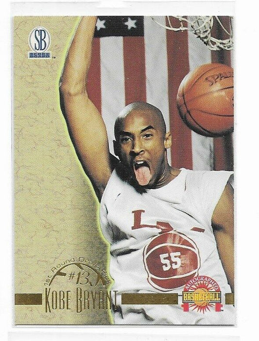 1996 Scoreboard 1st Round Picks- Kobe Bryant.Rookie!!! Los Angeles Lakers!