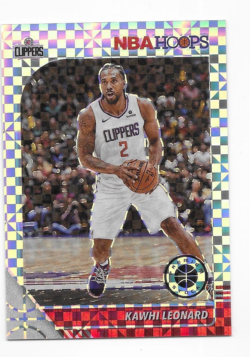 2019-20 Hoops Premium Checkboard- Kawhi Leonard /149 Los Angeles Clippers!