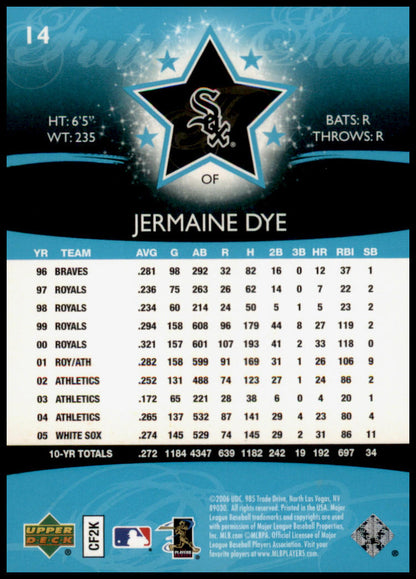 2006 Upper Deck Future Stars #14 Jermaine Dye