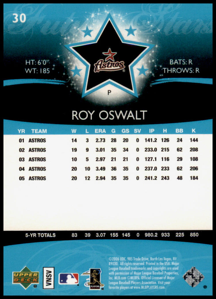 2006 Upper Deck Future Stars #30 Roy Oswalt