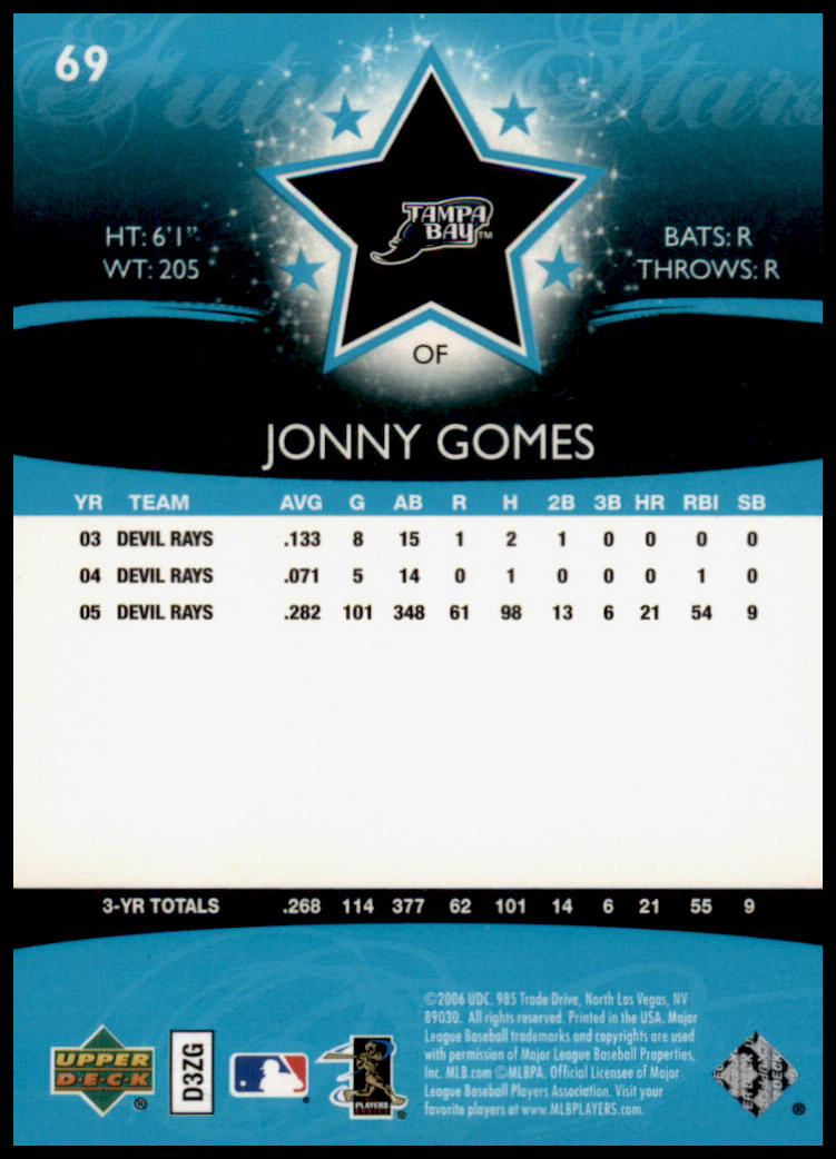 2006 Upper Deck Future Stars #69 Jonny Gomes