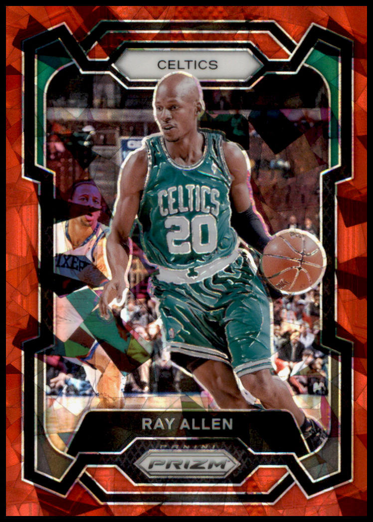 2023-24 Panini Prizm #192 Ray Allen Prizms Red Ice