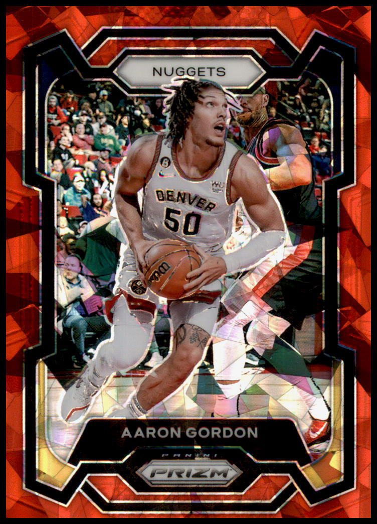 2023-24 Panini Prizm #12 Aaron Gordon Prizms Red Ice