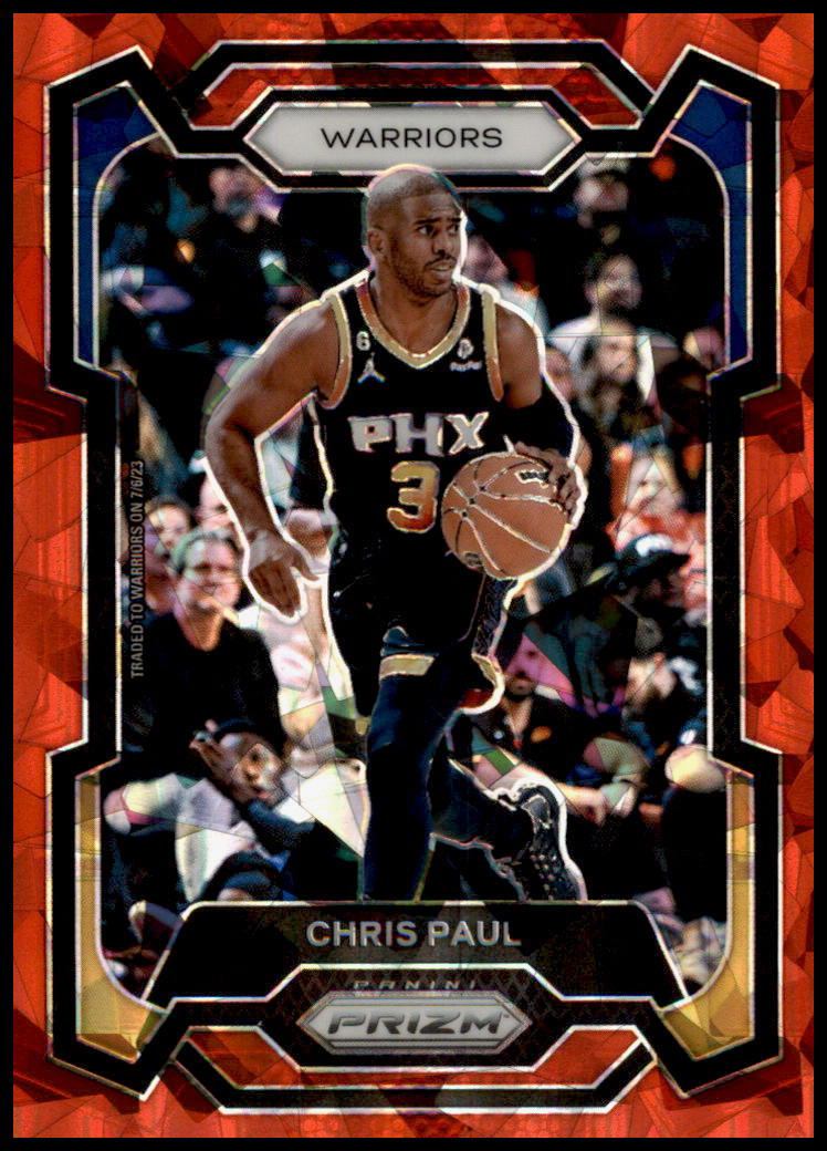 2023-24 Panini Prizm #99 Chris Paul Prizms Red Ice