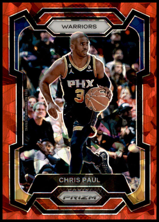 2023-24 Panini Prizm #99 Chris Paul Prizms Red Ice