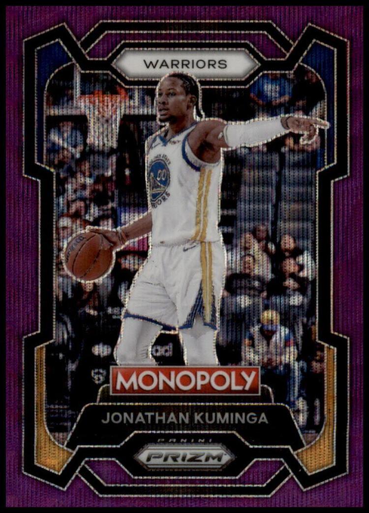 2023-24 Panini Prizm Monopoly #30 Jonathan Kuminga Purple