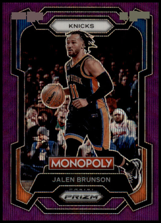 2023-24 Panini Prizm Monopoly #59 Jalen Brunson Purple