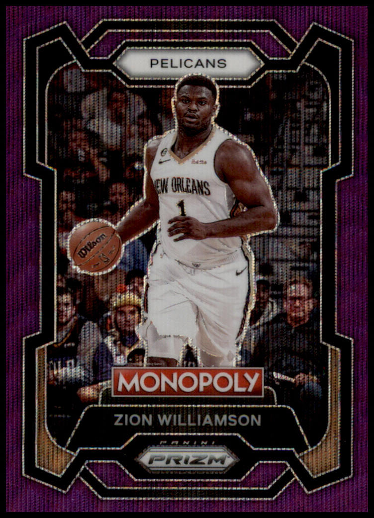 2023-24 Panini Prizm Monopoly #55 Zion Williamson Purple