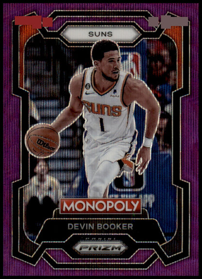 2023-24 Panini Prizm Monopoly #72 Devin Booker Purple