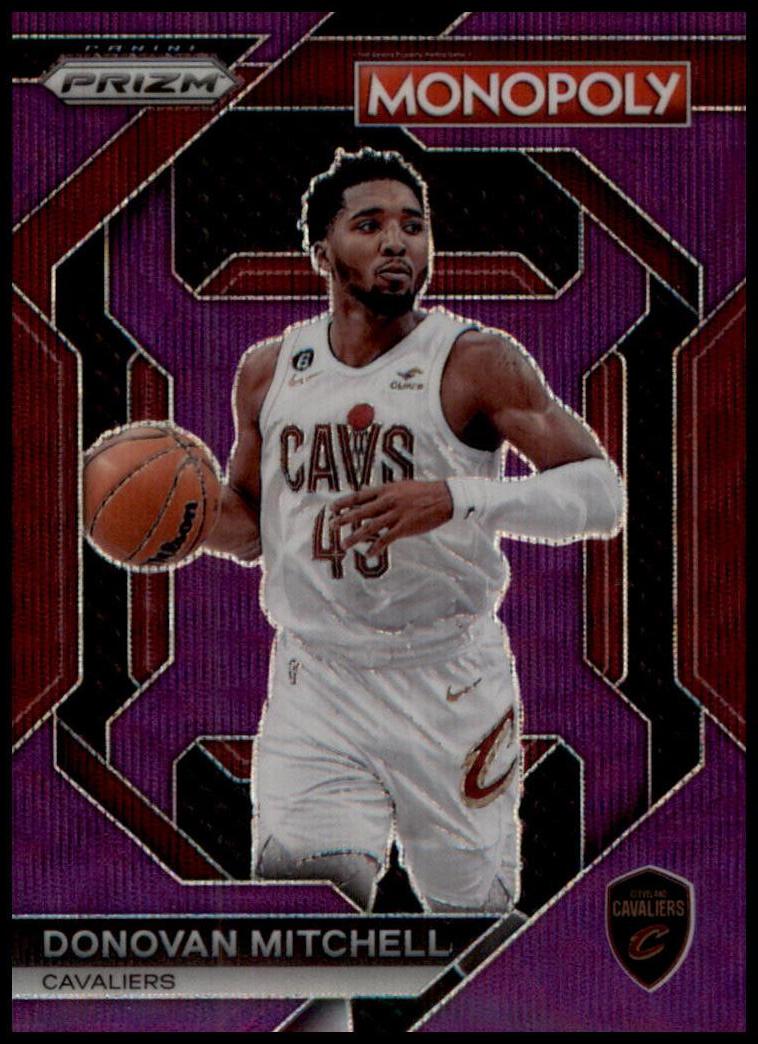 2023-24 Panini Prizm Monopoly #PS10 Donovan Mitchell All-Star Purple