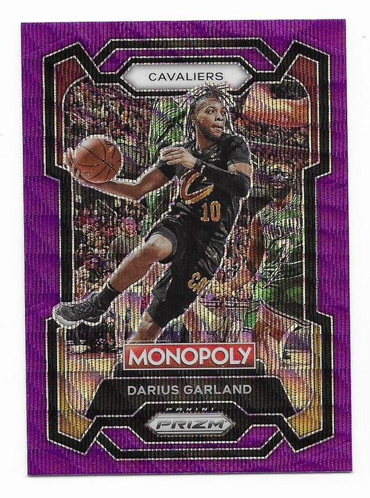 2023-24 Panini Prizm Monopoly #21 Darius Garland Purple