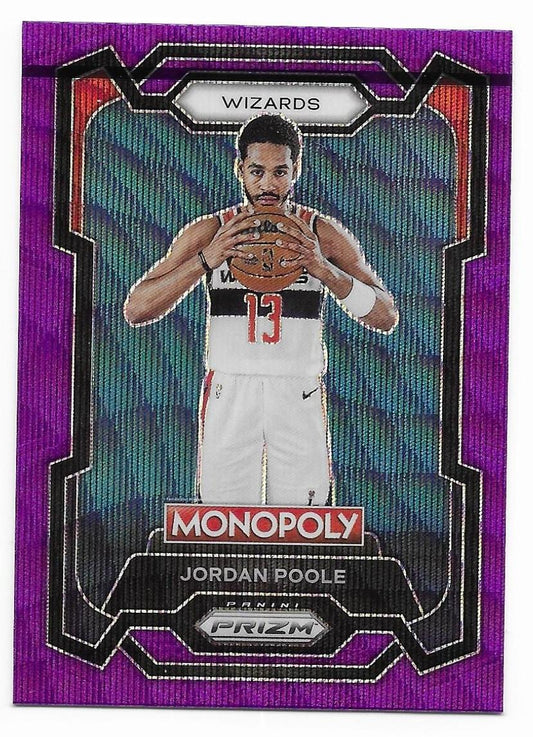 2023-24 Panini Prizm Monopoly #88 Jordan Poole Purple