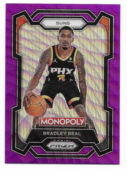 2023-24 Panini Prizm Monopoly #71 Bradley Beal Purple