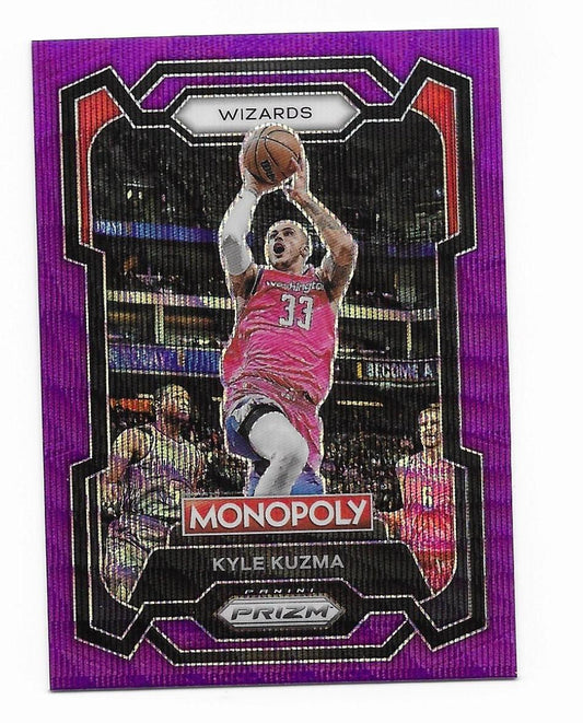 2023-24 Panini Prizm Monopoly #89 Kyle Kuzma Purple