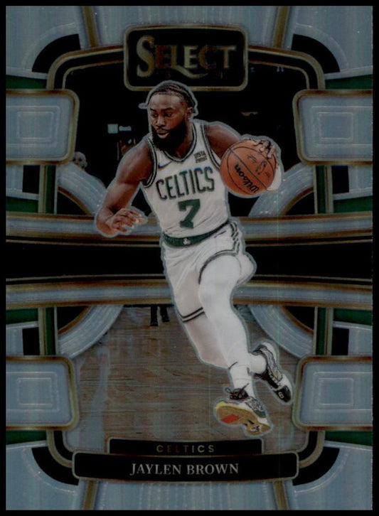 2023-24 Panini Select #22 Jaylen Brown Silver Prizms