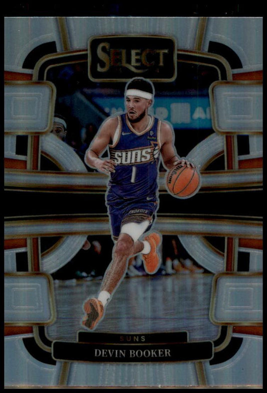 2023-24 Panini Select #58 Devin Booker Silver Prizms