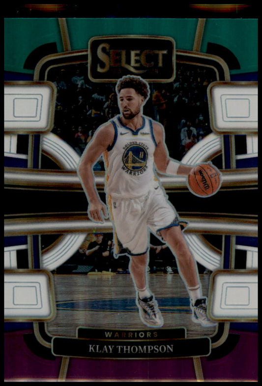 2023-24 Panini Select #3 Klay Thompson Tri-Color Prizms