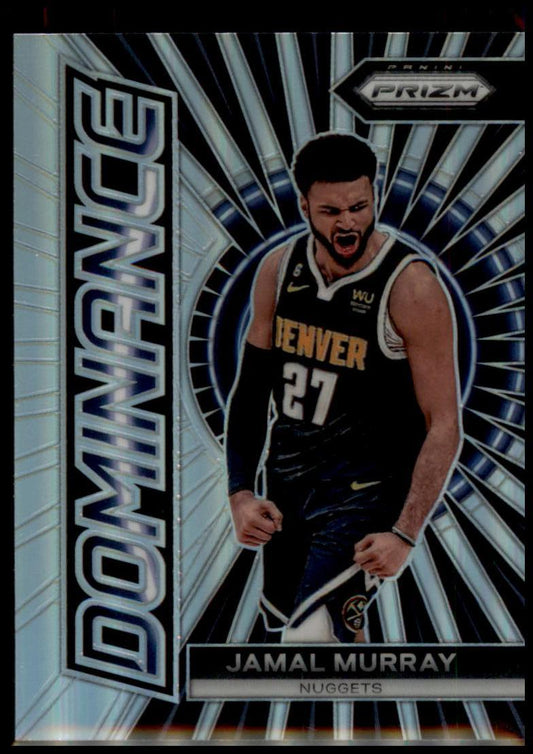 2023-24 Panini Prizm #24 Jamal Murray Dominance Prizms Silver