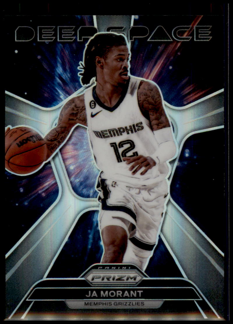 2023-24 Panini Prizm #8 Ja Morant Deep Space Prizms Silver