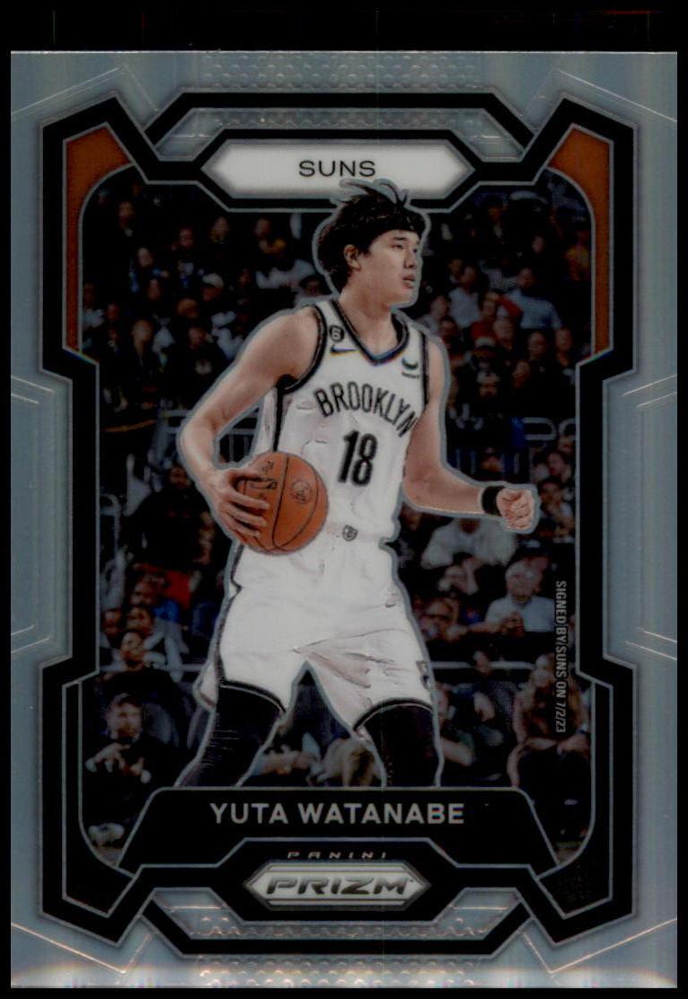 2023-24 Panini Prizm #285 Yuta Watanabe Prizms Silver