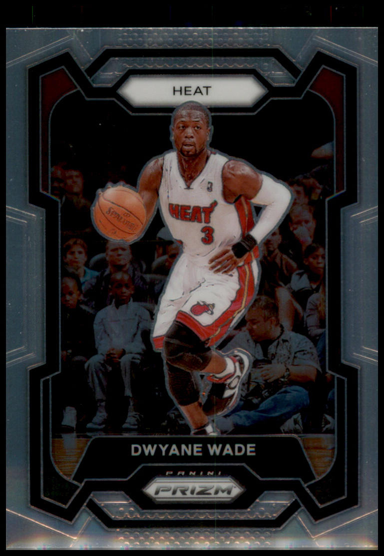 2023-24 Panini Prizm #182 Dwyane Wade Prizms Silver