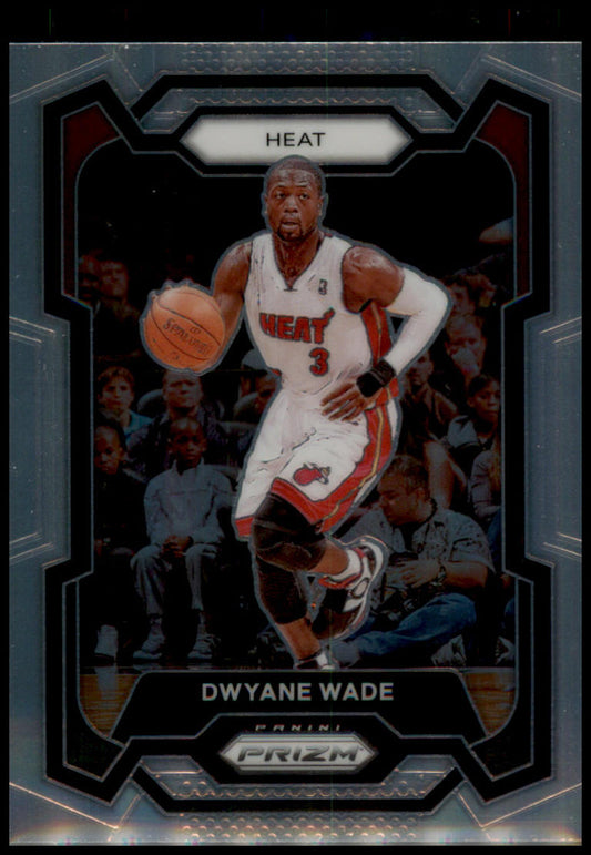 2023-24 Panini Prizm #182 Dwyane Wade Prizms Silver