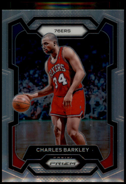 2023-24 Panini Prizm #180 Charles Barkley Prizms Silver