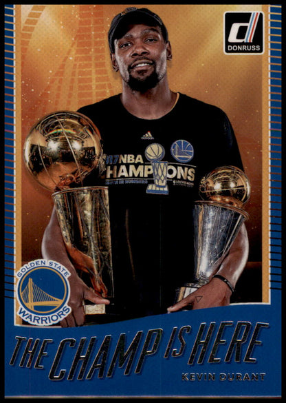 2017-18 Donruss #1 Kevin Durant The Champ is Here