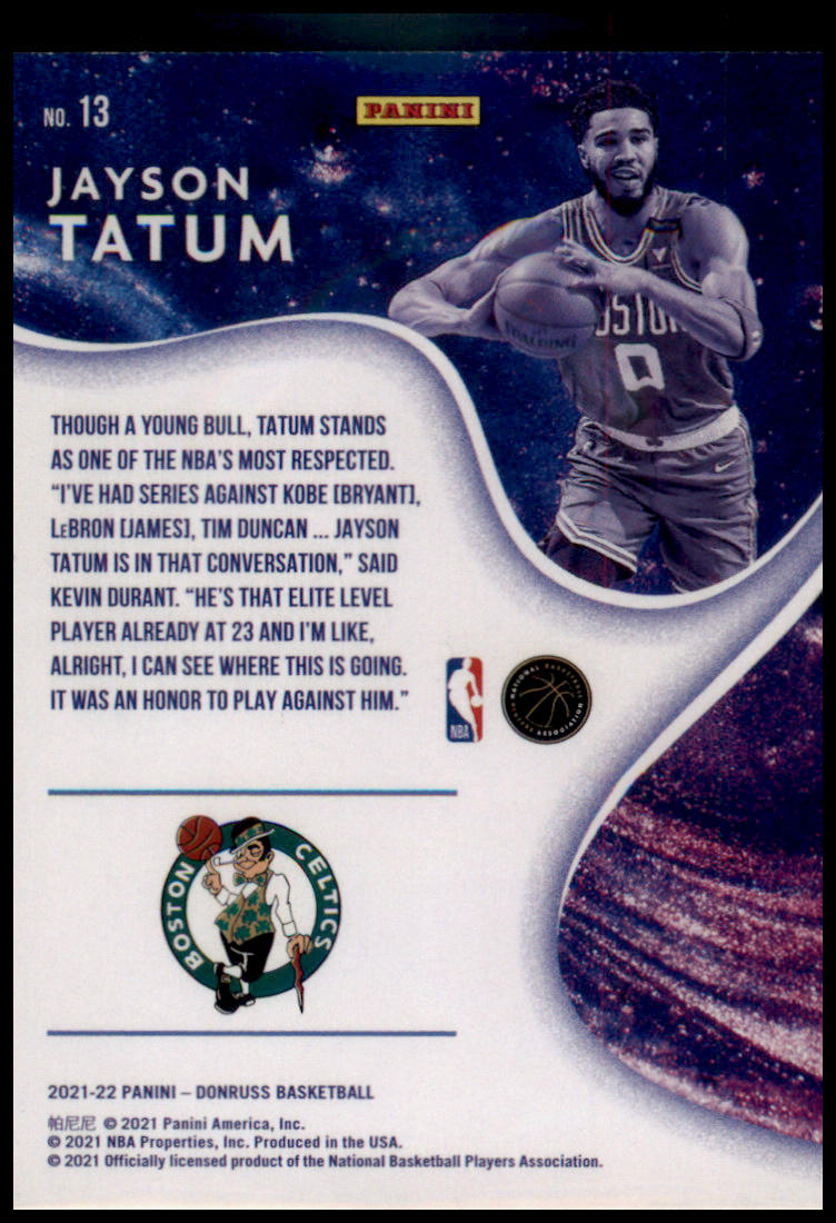 2021-22 Donruss #13 Jayson Tatum Complete Players