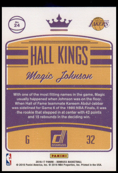 2016-17 Donruss #24 Magic Johnson Hall Kings