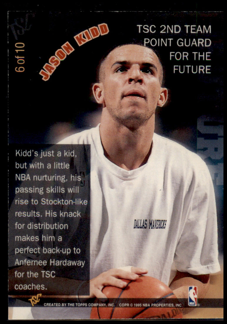 1994-95 Stadium Club #6 Jason Kidd Team of the Future Members Only