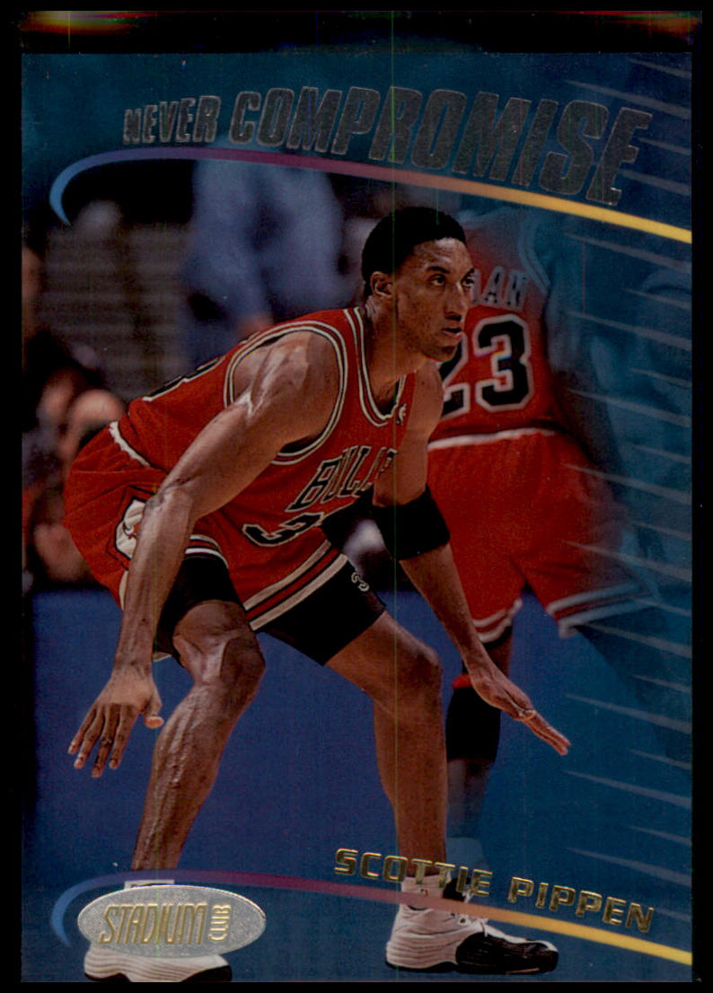 1998-99 Stadium Club #NC10 Scottie Pippen Never Compromise