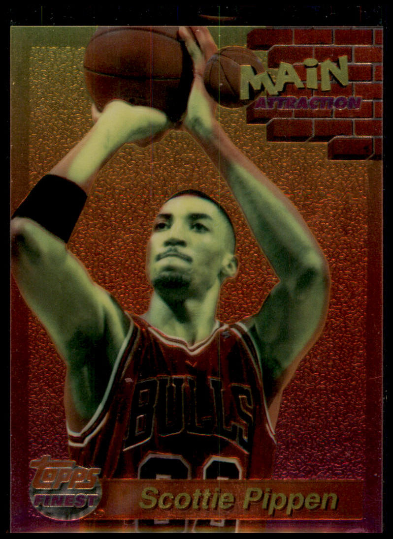 1993-94 Finest #4 Scottie Pippen Main Attraction