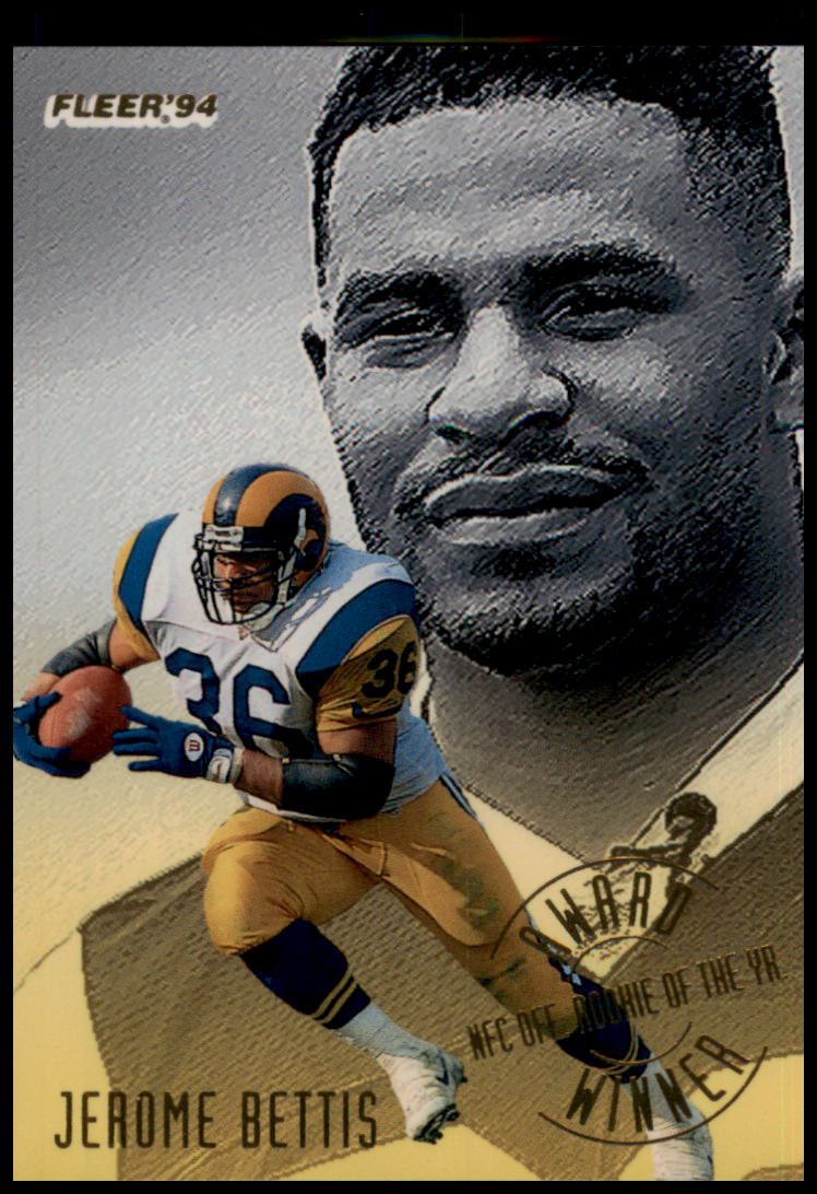 1994 Fleer #1 Jerome Bettis Award Winners