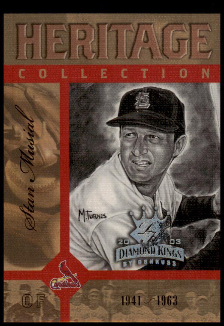 2003 Donruss Diamond Kings #HC-3 Stan Musial Heritage Collection