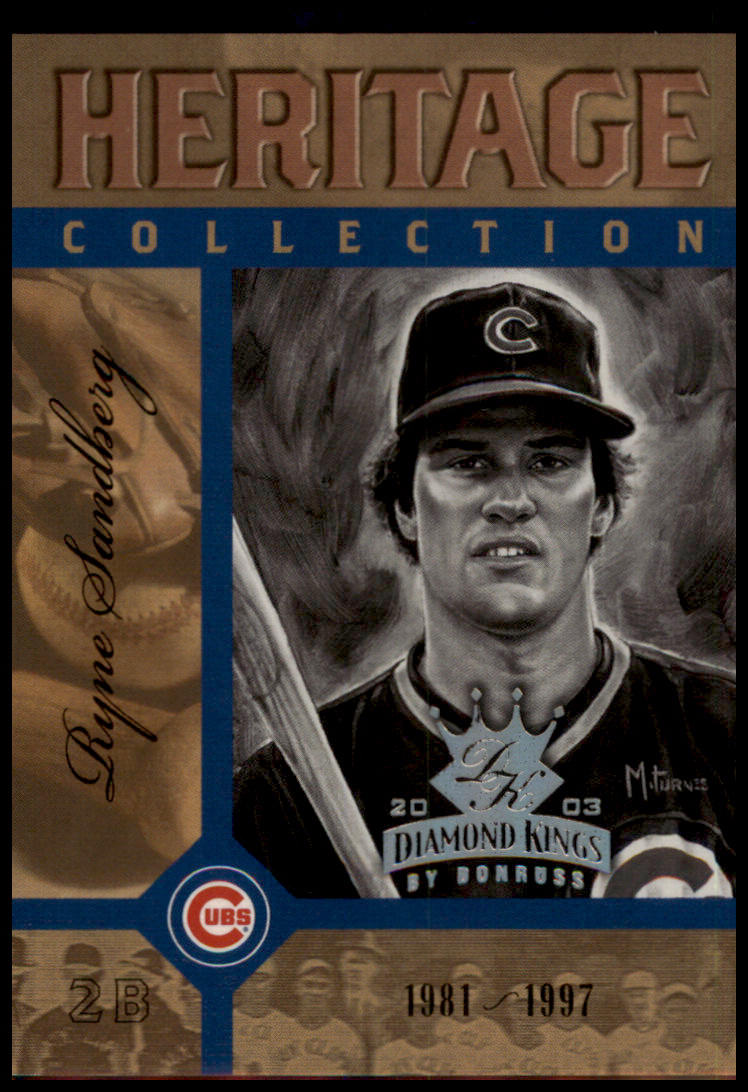 2003 Donruss Diamond Kings #HC-14 Ryne Sandberg Heritage Collection