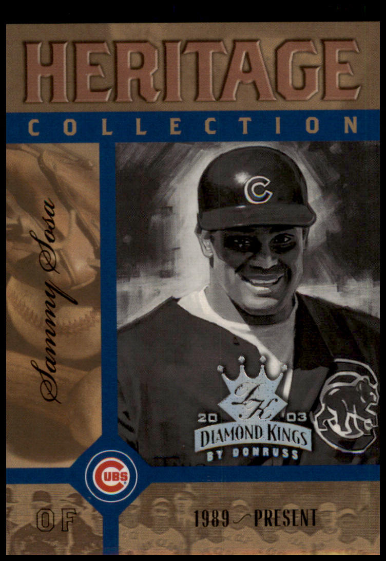 2003 Donruss Diamond Kings #HC-19 Sammy Sosa Heritage Collection