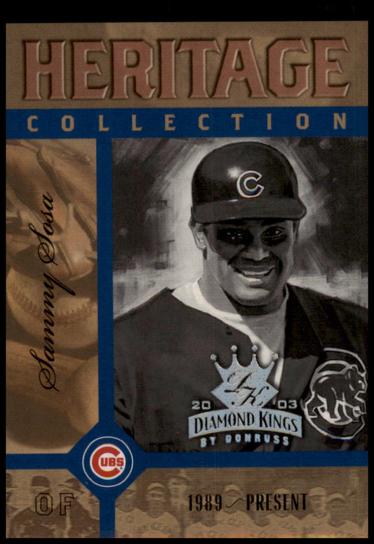 2003 Donruss Diamond Kings #HC-19 Sammy Sosa Heritage Collection