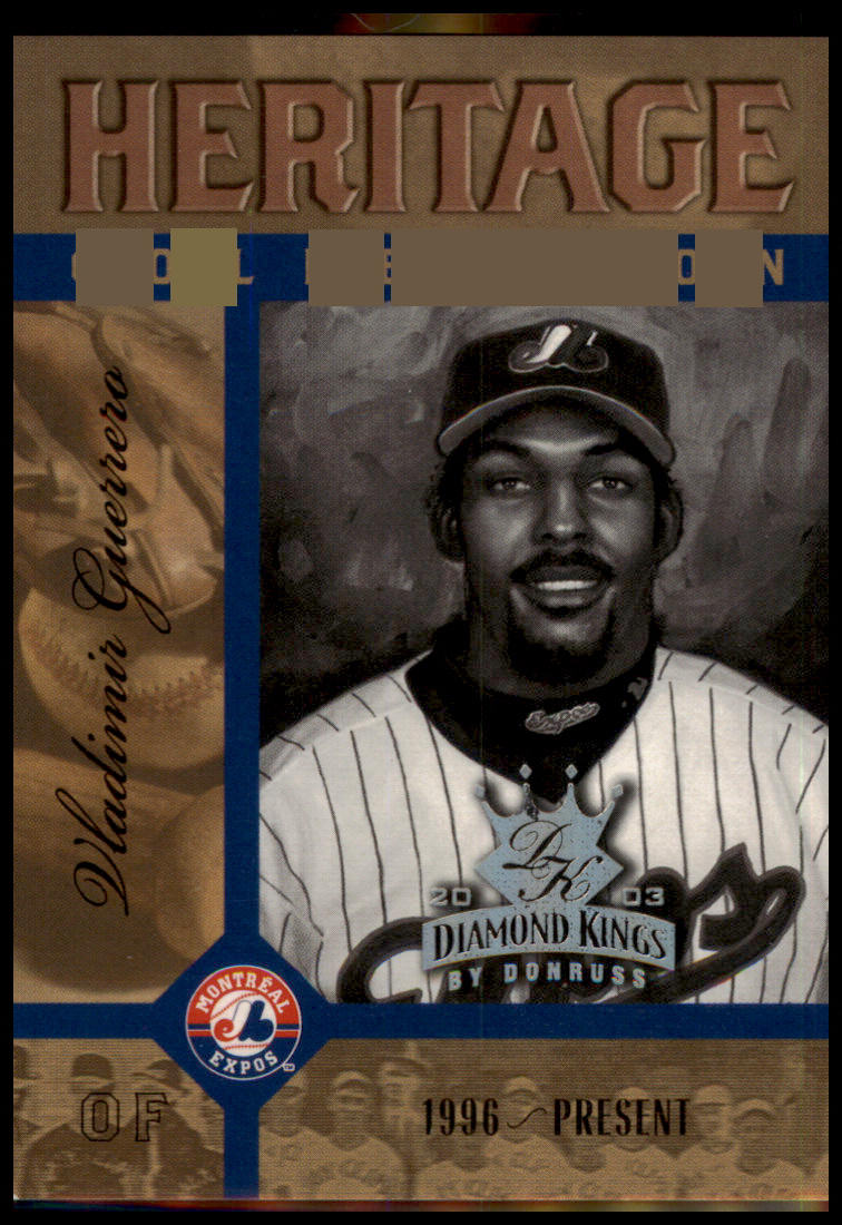 2003 Donruss Diamond Kings #HC-25 Vladimir Guerrero Heritage Collection