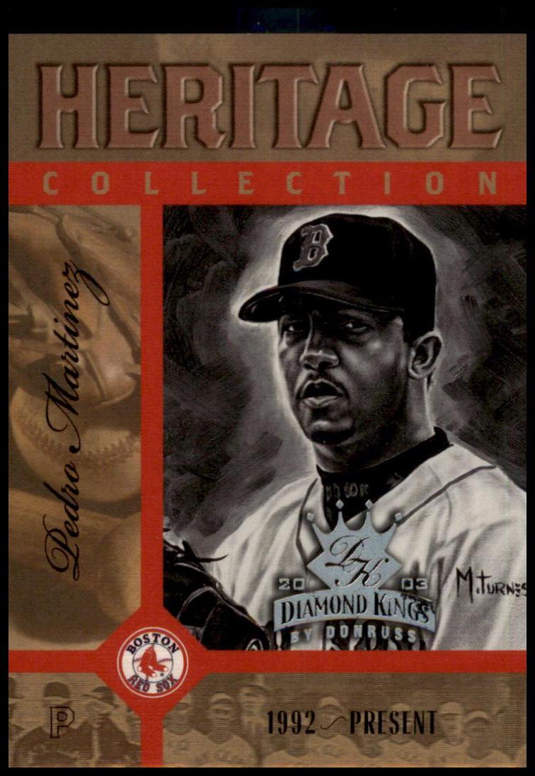 2003 Donruss Diamond Kings #HC-20 Pedro Martinez Heritage Collection