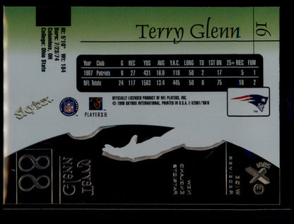 1998 SkyBox E-X2001 #16 Terry Glenn