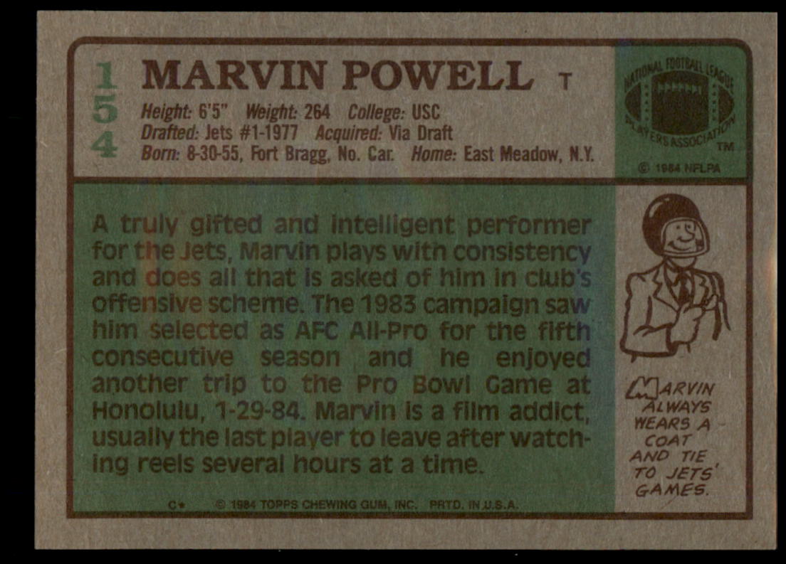 1984 Topps #154a Marvin Powell