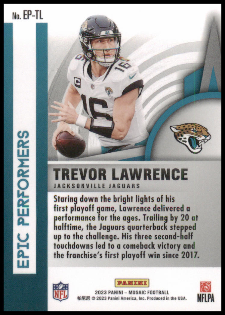 2023 Mosaic Epic Performers Trevor Lawrence